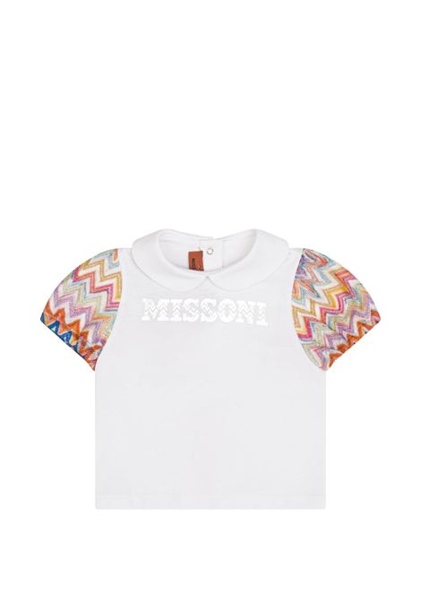 T-shirt con stampa MISSONI KIDS | MY8041 Z3672100MC